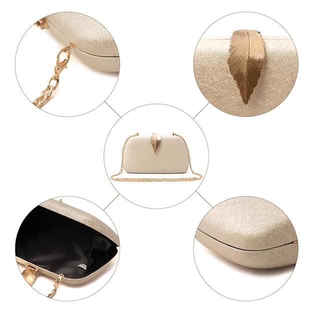 inovera (label) women evening hand clutch | ladies party wedding purse with chain strap inovera (label) women evening hand clutch | ladies party wedding purse with chain strap