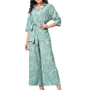 greciilooks co ord set for women | stylish korean summer outfit | casual long shirt | shirt t shirt for girl & woman | top pant set | trendy travel & streetwear look for girls | hangouts | picnic | vacation wear | 3/4 half sleeeve