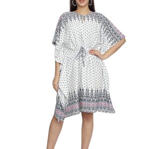 nuevosdamas women floral printed multicolor kaftan
